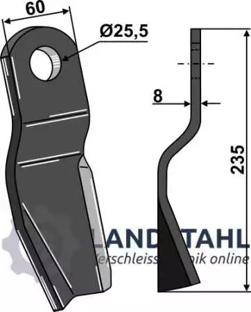 Schlegel 235x60mm